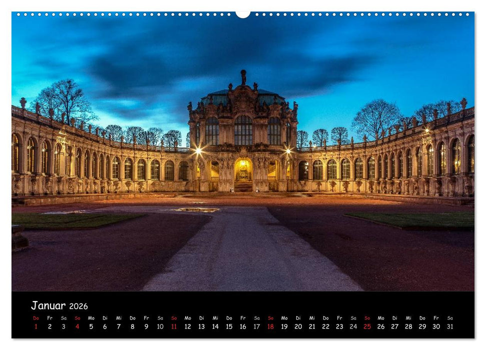 Leuchtende Städte (CALVENDO Premium Wandkalender 2026)