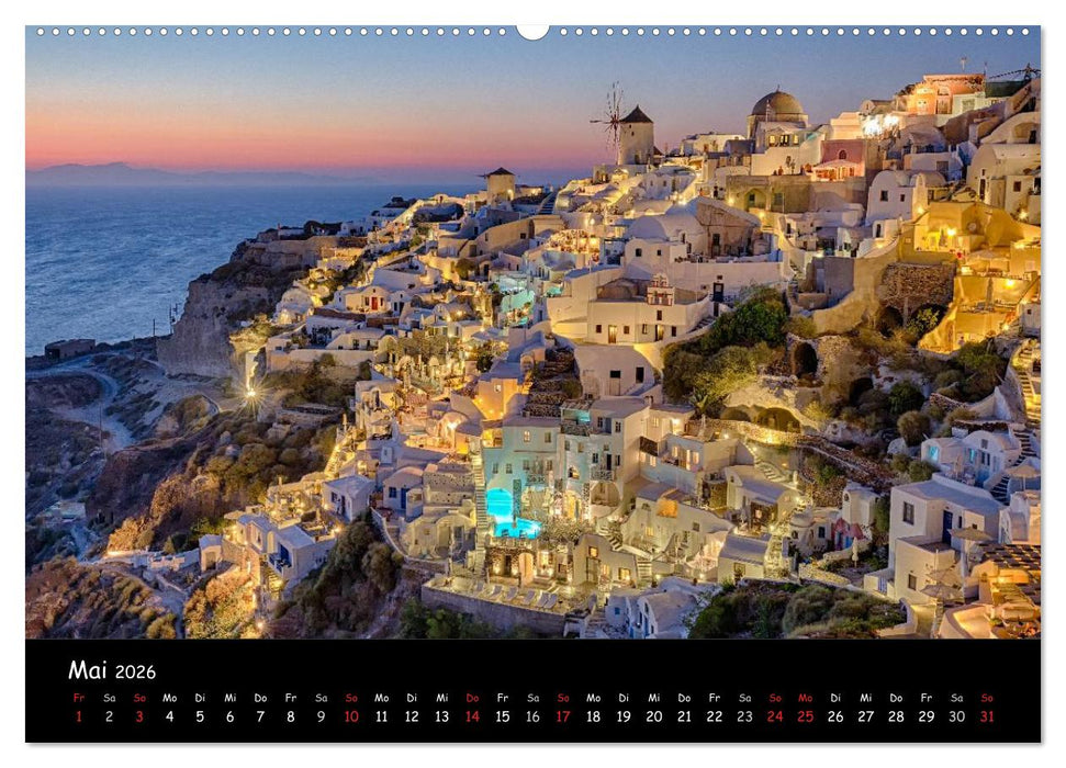 Leuchtende Städte (CALVENDO Premium Wandkalender 2026)