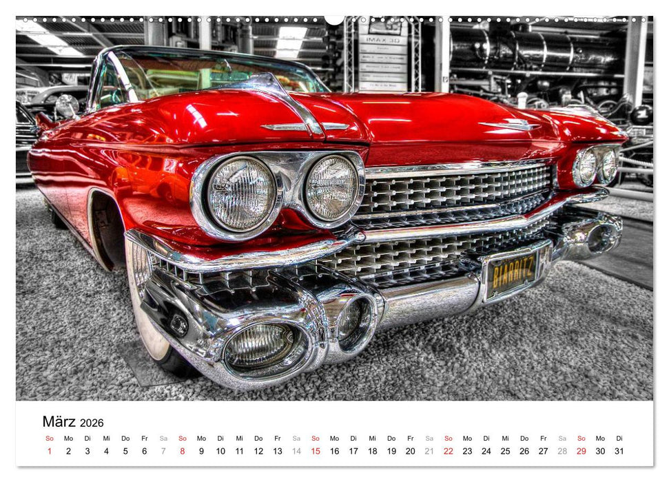 Classic Dream Cars (CALVENDO Wandkalender 2026)