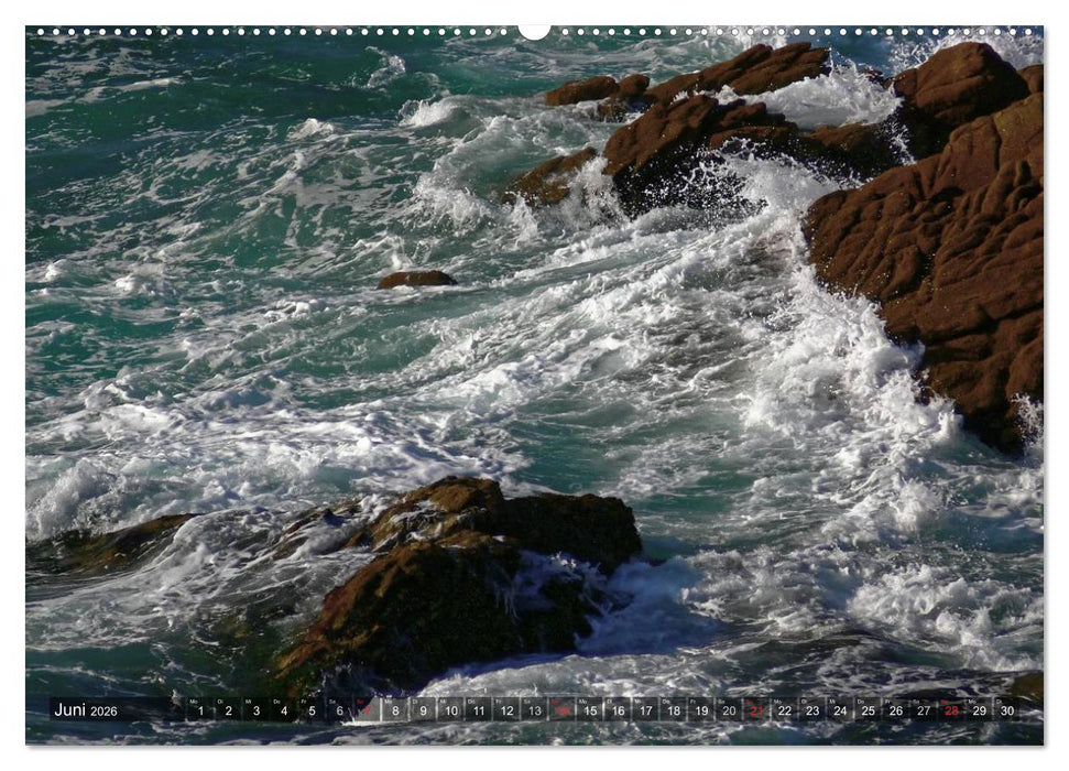 Fels in der Brandung (CALVENDO Premium Wandkalender 2026)