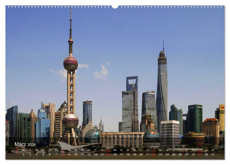 METROPOLEN - die schönsten Weltstädte (CALVENDO Premium Wandkalender 2026)