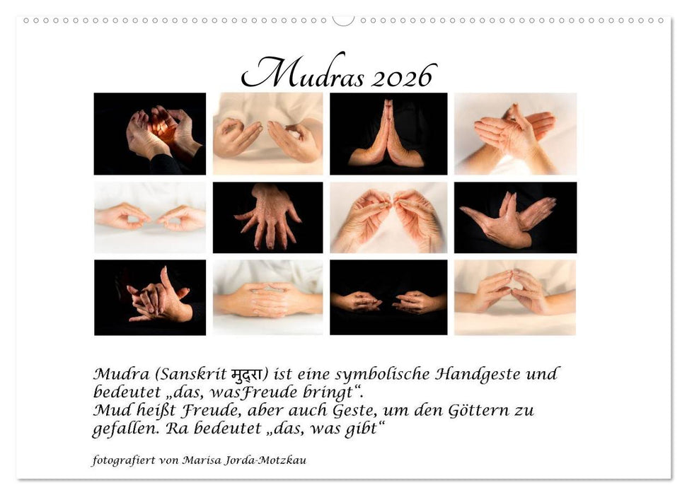 Mudras / 2026 (CALVENDO Wandkalender 2026)