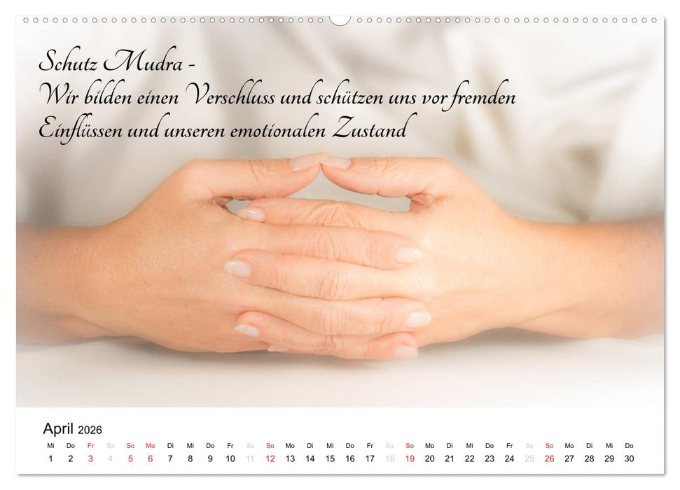 Mudras / 2026 (CALVENDO Wandkalender 2026)