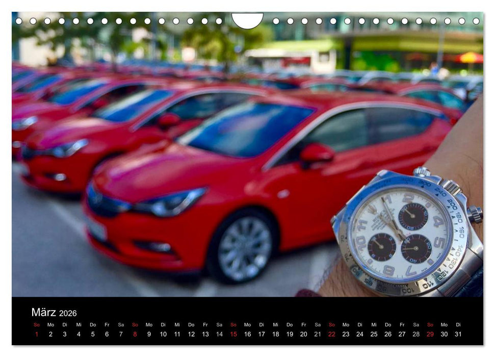 Armbanduhren reisen um die Welt (CALVENDO Wandkalender 2026)