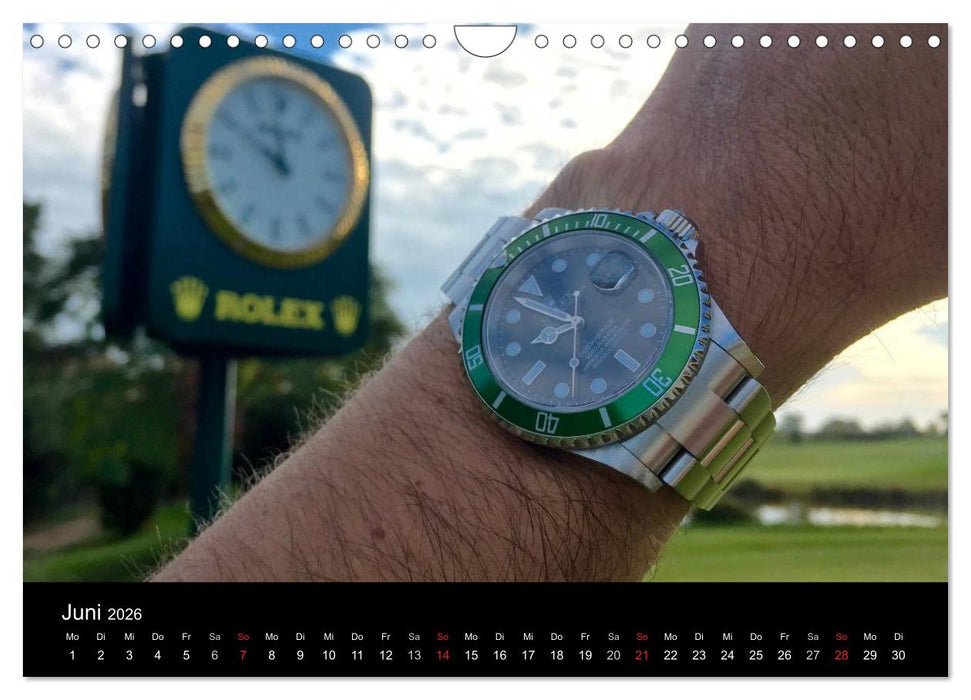 Armbanduhren reisen um die Welt (CALVENDO Wandkalender 2026)