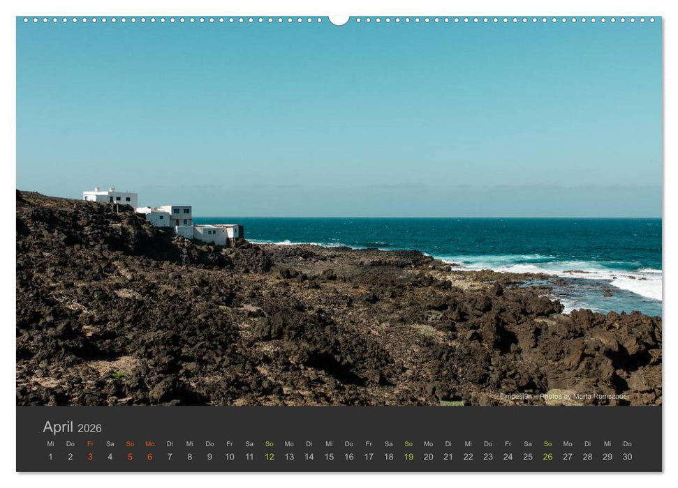 Vulkaninsel – Lanzarote (CALVENDO Wandkalender 2026)