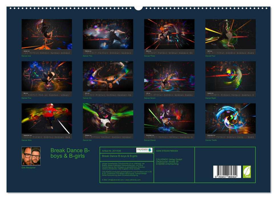 Break Dance B-boys & B-girls (CALVENDO Premium Wandkalender 2026)