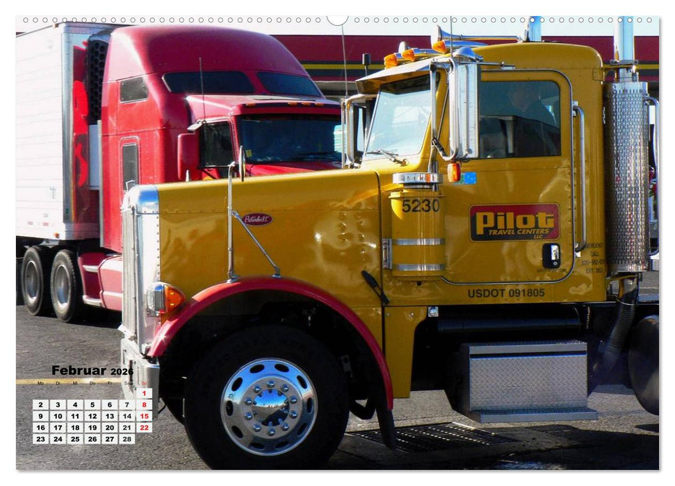 US-Trucks. Faszination Langhauber (CALVENDO Premium Wandkalender 2026)