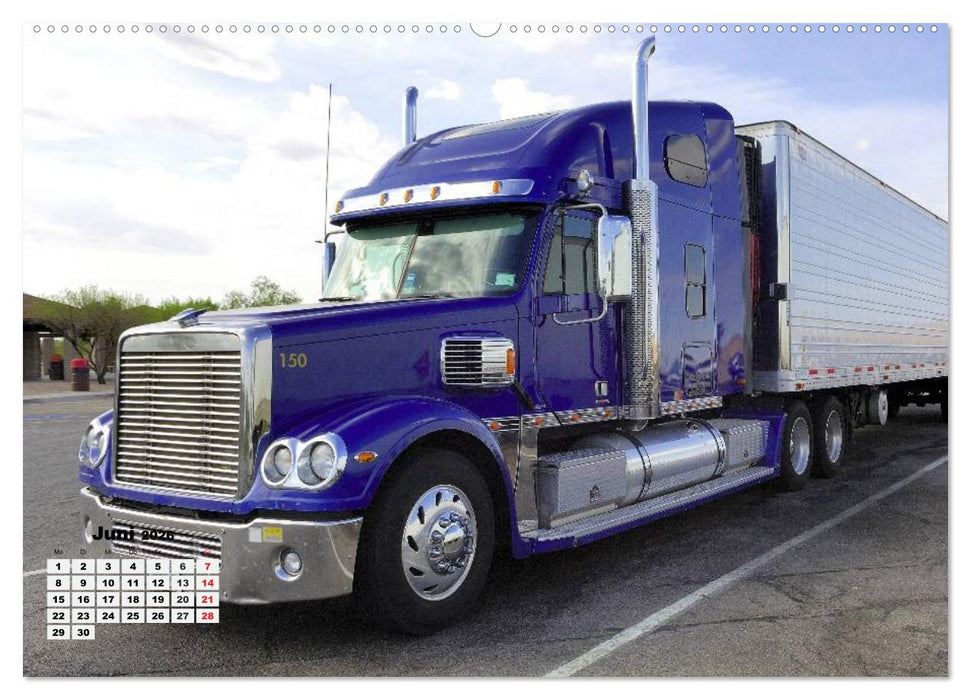 US-Trucks. Faszination Langhauber (CALVENDO Premium Wandkalender 2026)