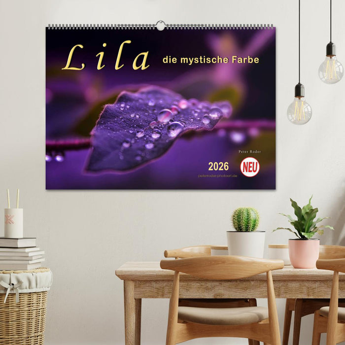 Lila - die mystische Farbe (CALVENDO Wandkalender 2026)