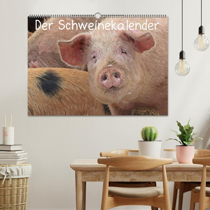 Der Schweinekalender (CALVENDO Wandkalender 2026)