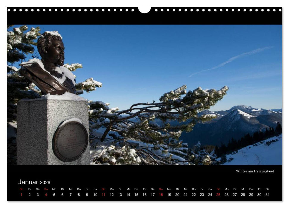 Unterwegs auf dem Maximiliansweg (CALVENDO Wandkalender 2026)