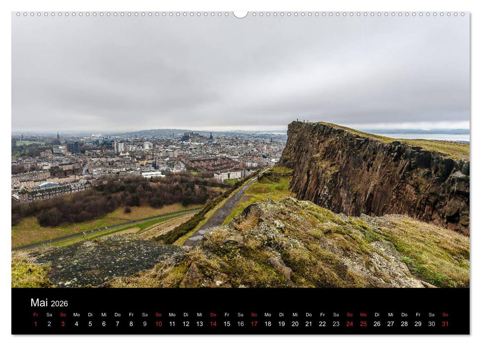 EDINBURGH. Blick. Licht. Wetter. (CALVENDO Wandkalender 2026)