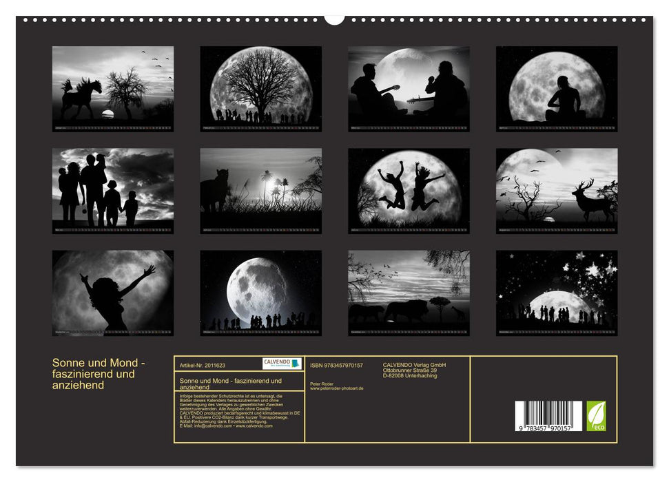 Sonne und Mond - faszinierend und anziehend (CALVENDO Premium Wandkalender 2026)