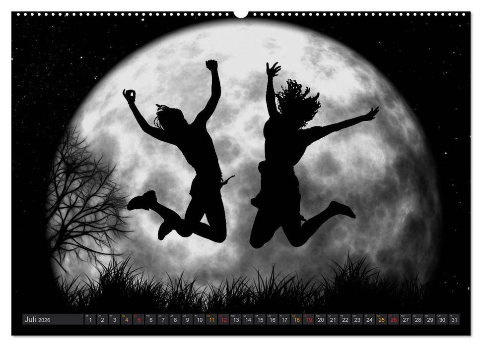 Sonne und Mond - faszinierend und anziehend (CALVENDO Premium Wandkalender 2026)