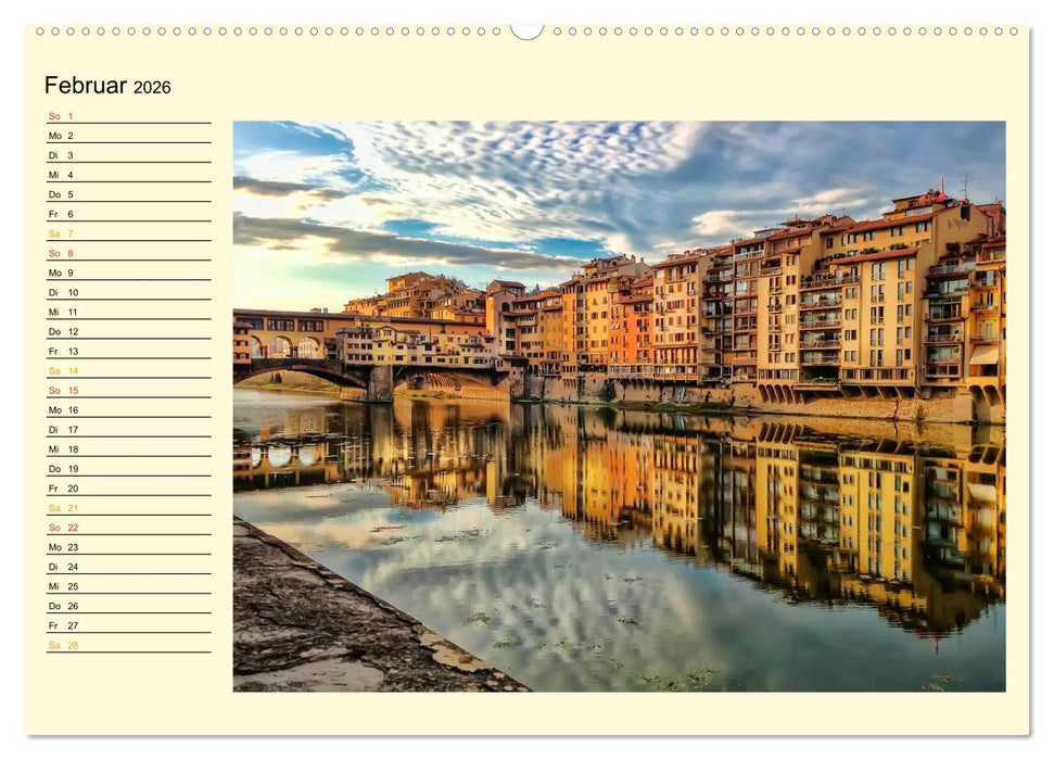 Bühne frei für die Toskana (CALVENDO Wandkalender 2026)