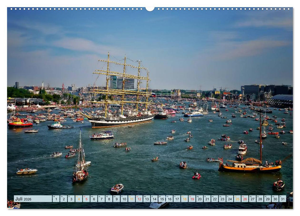 Amsterdam - Venedig des Nordens (CALVENDO Premium Wandkalender 2026)