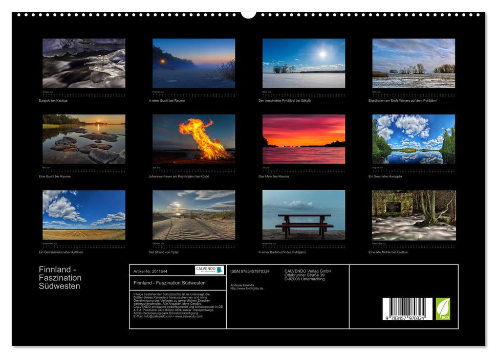 Finnland - Faszination Südwesten (CALVENDO Premium Wandkalender 2026)