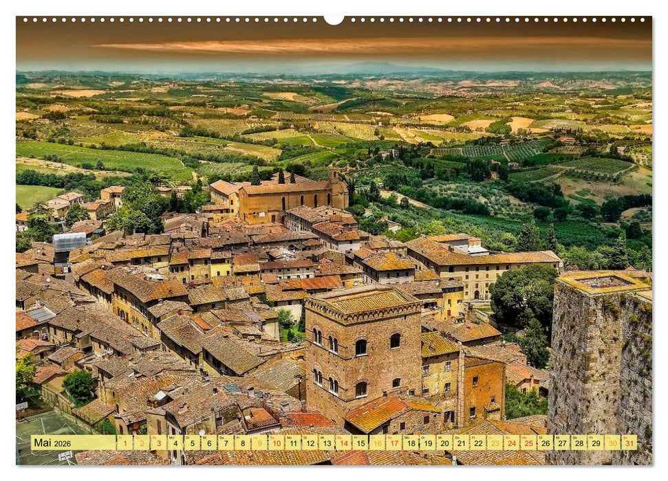 Bühne frei für die Toskana (CALVENDO Wandkalender 2026)