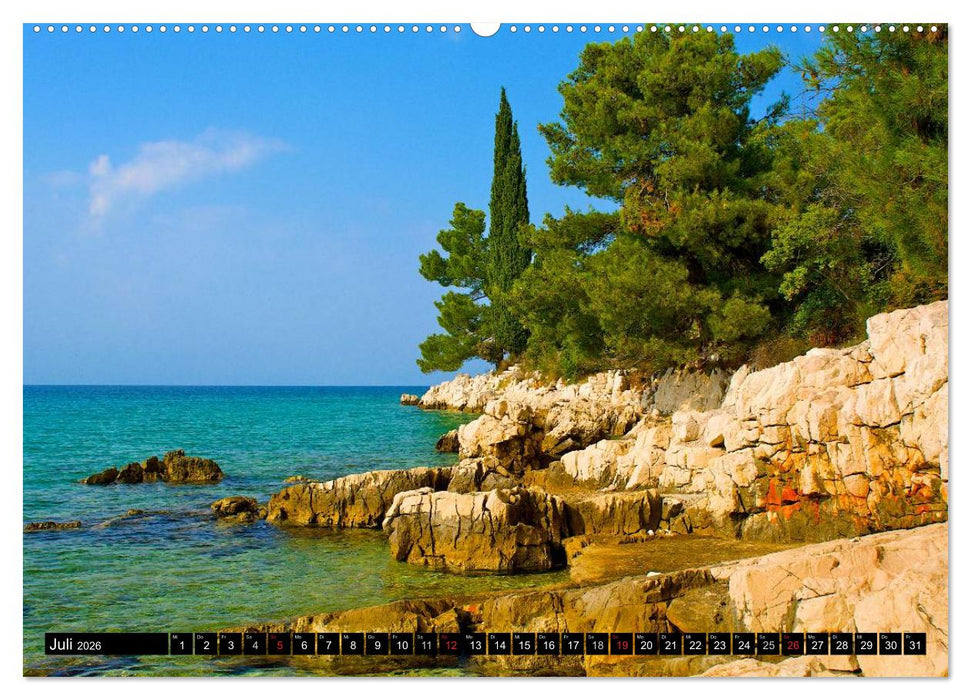 Rund um Krk (CALVENDO Premium Wandkalender 2026)