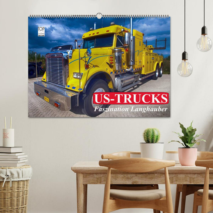 US-Trucks. Faszination Langhauber (CALVENDO Wandkalender 2026)