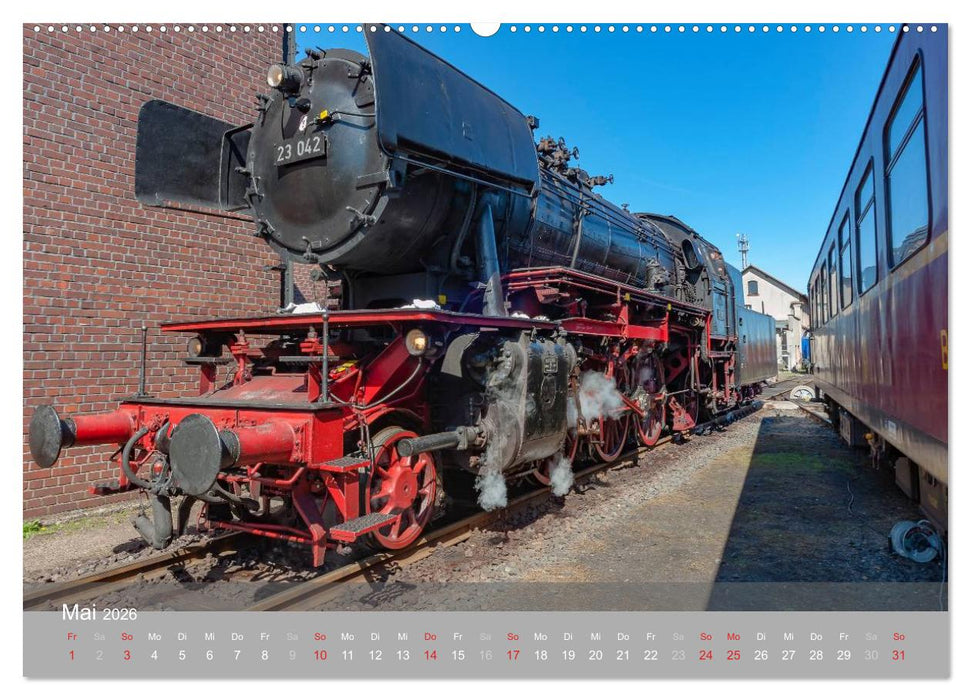 Für Liebhaber des Dampfes (CALVENDO Wandkalender 2026)