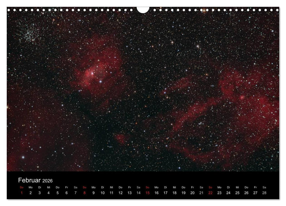 Die Galaxie im Garten (CALVENDO Wandkalender 2026)