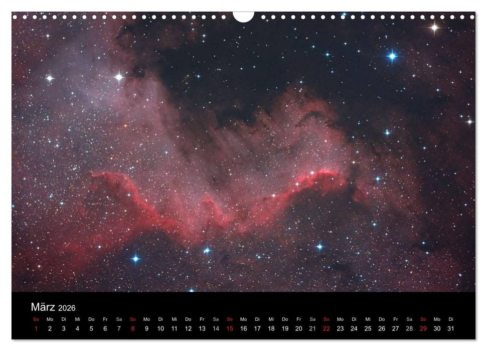 Die Galaxie im Garten (CALVENDO Wandkalender 2026)