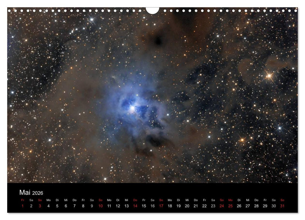 Die Galaxie im Garten (CALVENDO Wandkalender 2026)