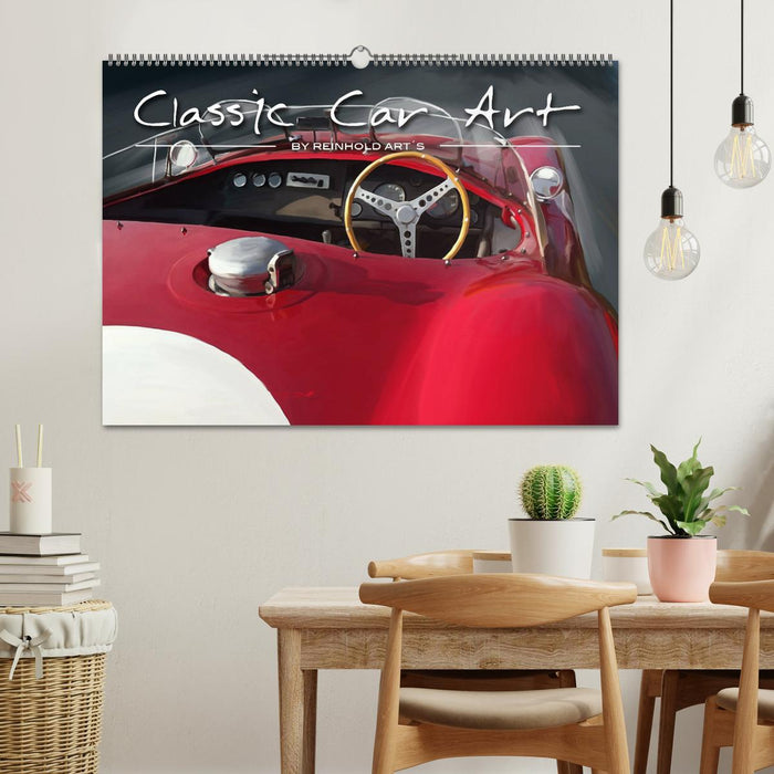Classic Car Art by Reinhold Art´s (CALVENDO Wandkalender 2026)