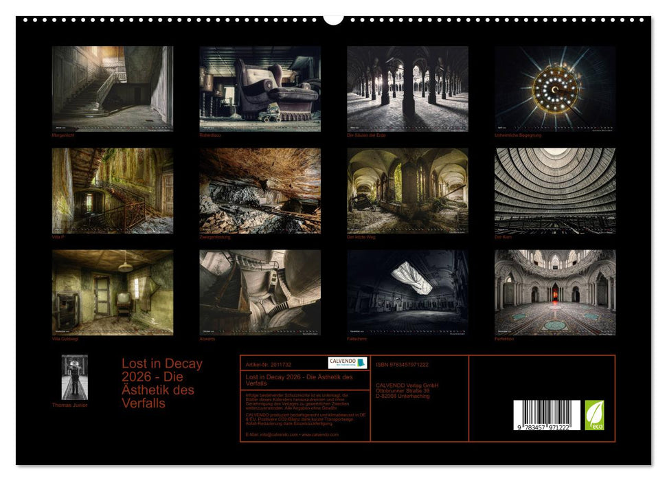 Lost in Decay 2026 - Die Ästhetik des Verfalls (CALVENDO Premium Wandkalender 2026)