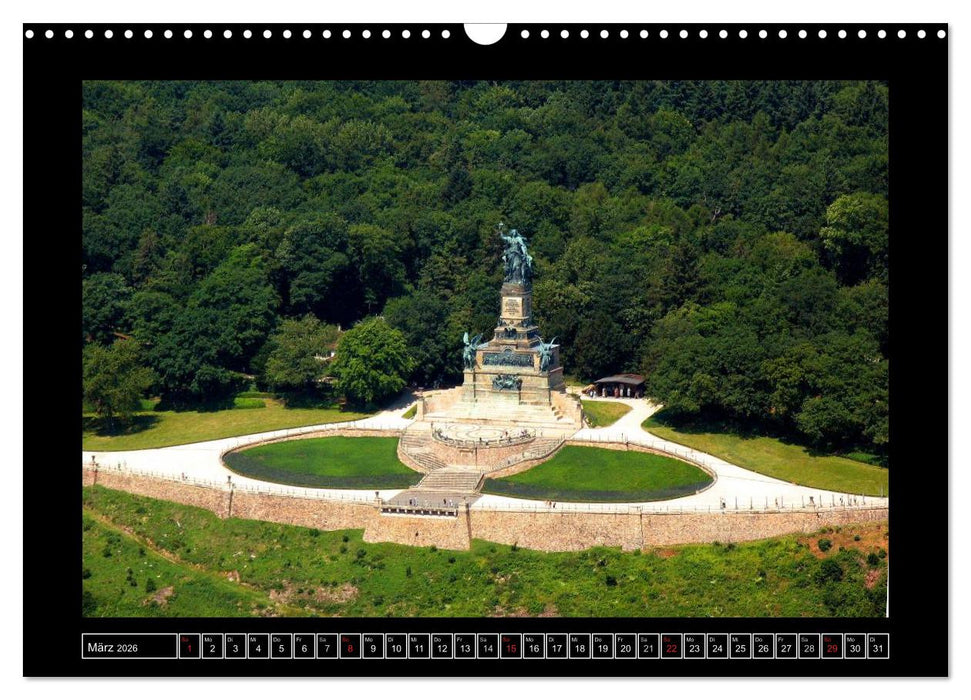 Deutschland aus der Vogelperspektive (CALVENDO Wandkalender 2026)