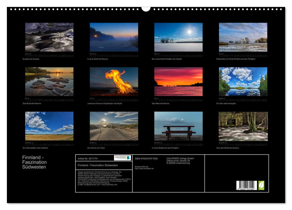 Finnland - Faszination Südwesten (CALVENDO Wandkalender 2026)