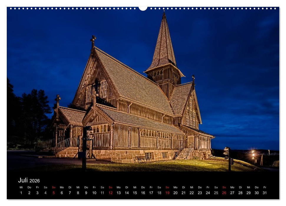 Nächtliche Städte (CALVENDO Premium Wandkalender 2026)