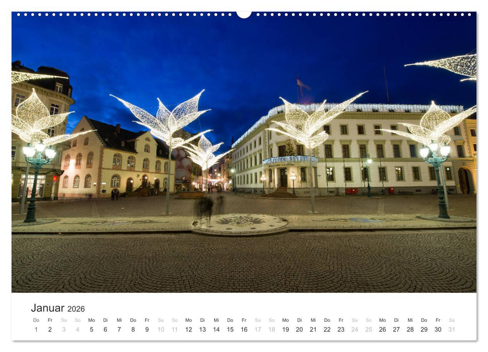 Du schönes Wiesbaden (CALVENDO Premium Wandkalender 2026)