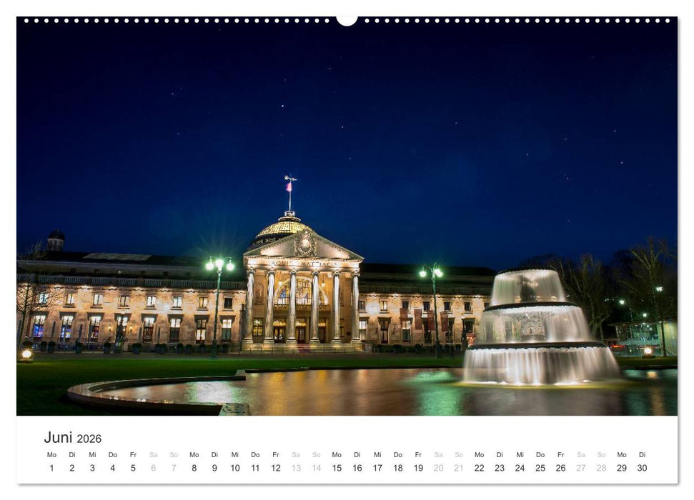 Du schönes Wiesbaden (CALVENDO Premium Wandkalender 2026)