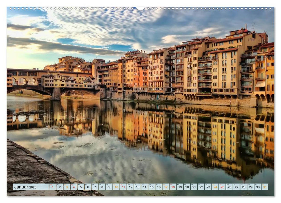Florenz - Schönheit in der Toskana (CALVENDO Premium Wandkalender 2026)