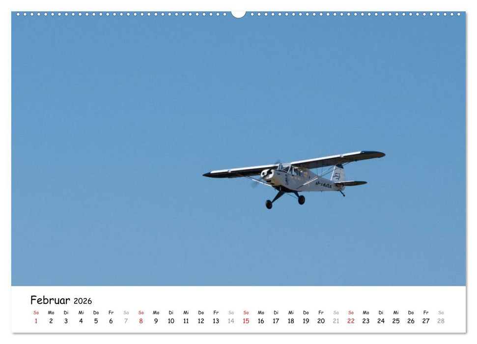 Tollkühne Helden der Fliegerei - Modellflugzeuge in Aktion (CALVENDO Wandkalender 2026)