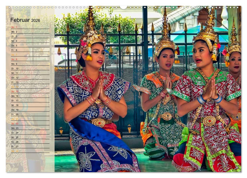Bangkok - Königreich Thailand (CALVENDO Premium Wandkalender 2026)