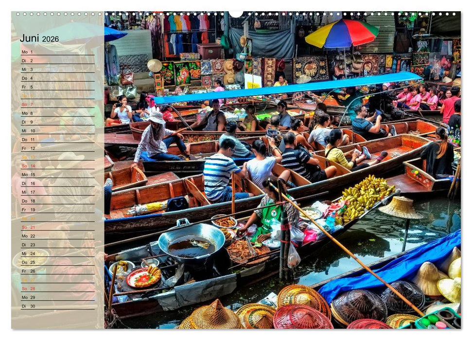 Bangkok - Königreich Thailand (CALVENDO Premium Wandkalender 2026)