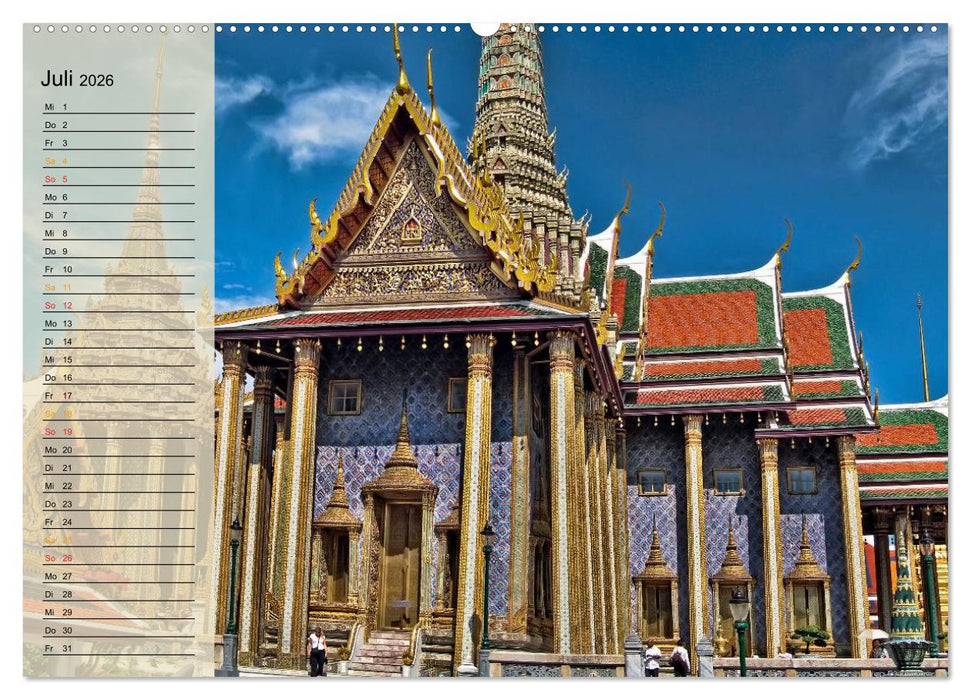 Bangkok - Königreich Thailand (CALVENDO Premium Wandkalender 2026)