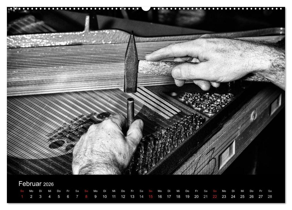 Klavierbau (CALVENDO Wandkalender 2026)