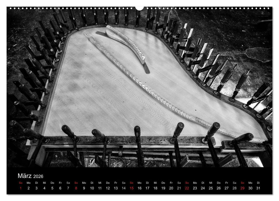 Klavierbau (CALVENDO Wandkalender 2026)