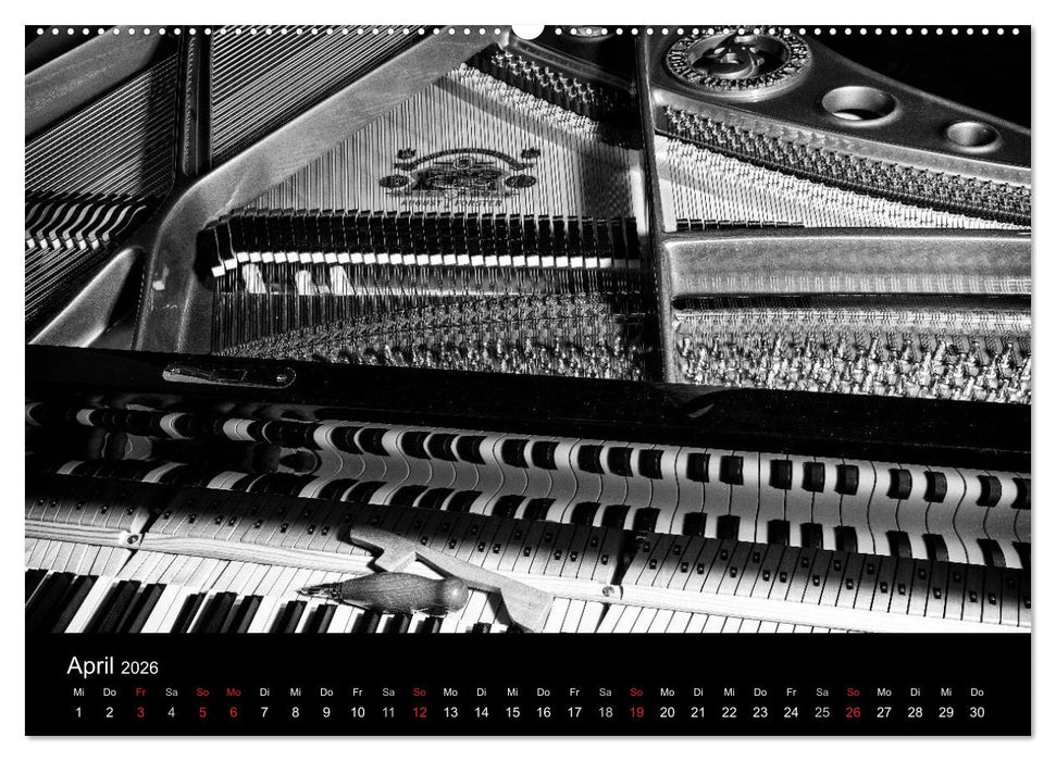 Klavierbau (CALVENDO Wandkalender 2026)