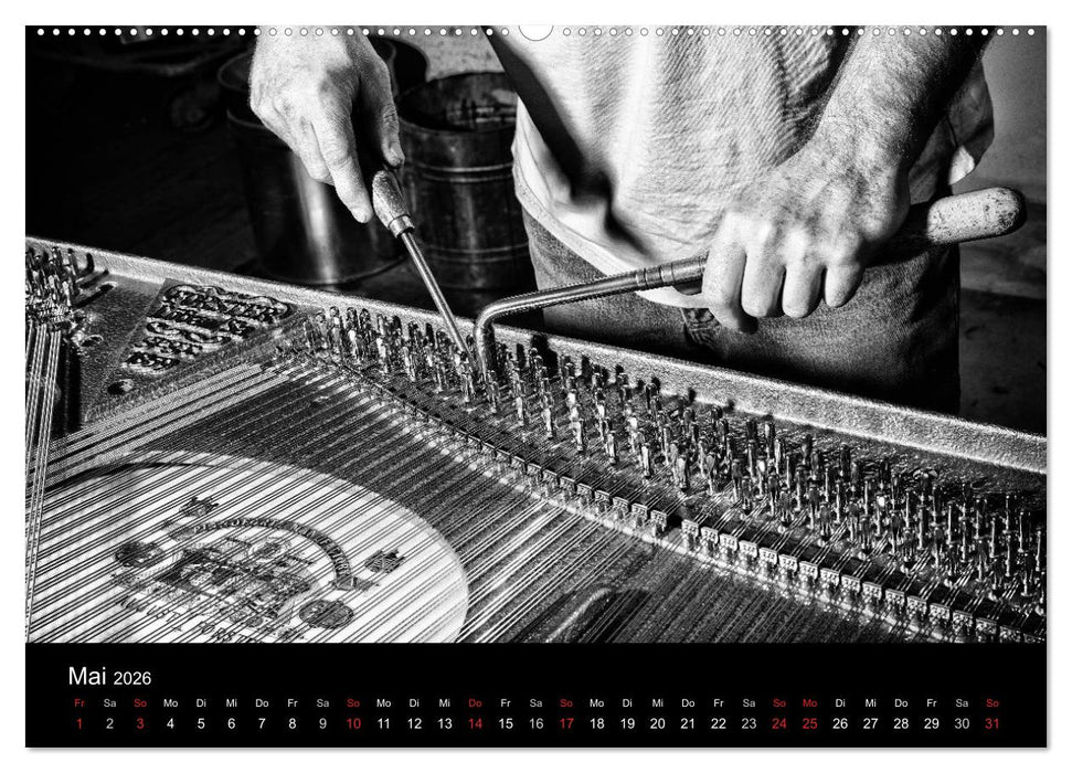 Klavierbau (CALVENDO Wandkalender 2026)