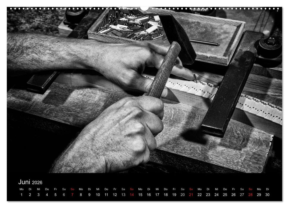 Klavierbau (CALVENDO Wandkalender 2026)