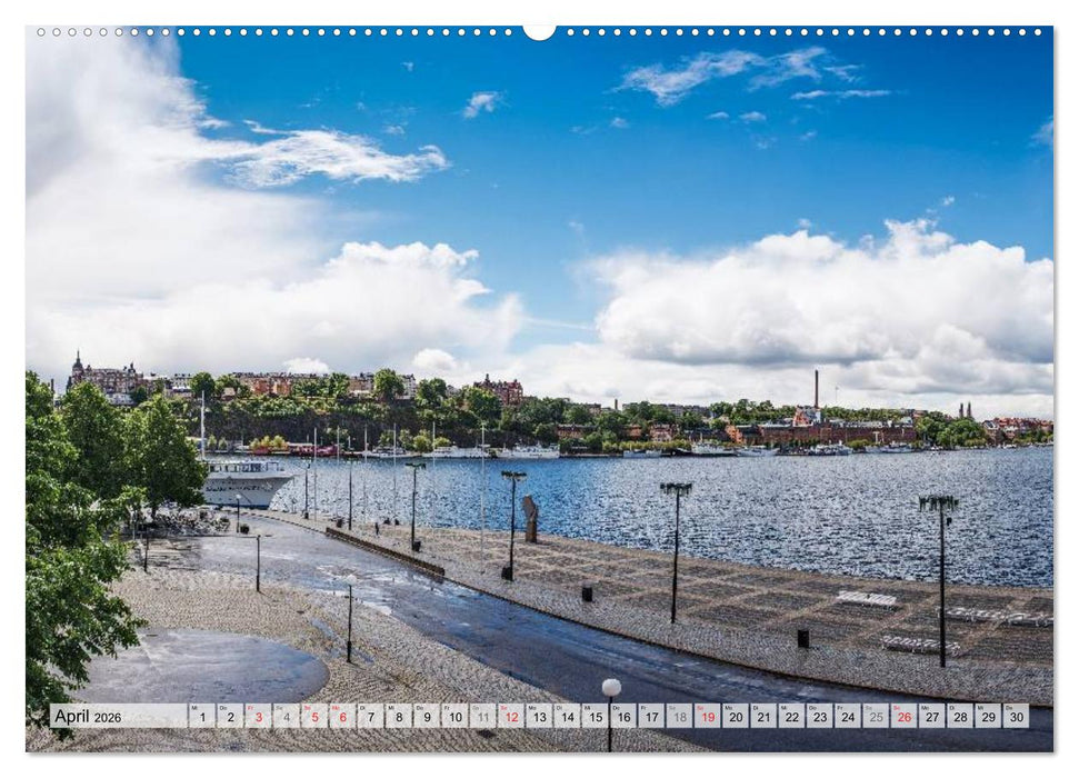 Stockholm an Mittsommer (CALVENDO Wandkalender 2026)