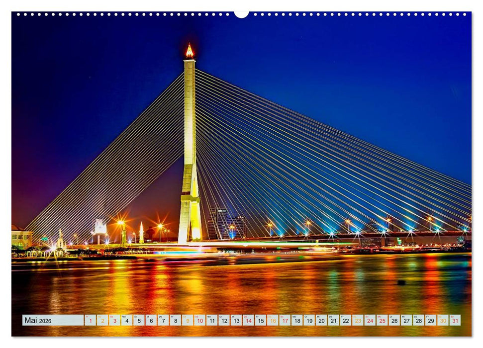 Bangkok - Königreich Thailand (CALVENDO Premium Wandkalender 2026)