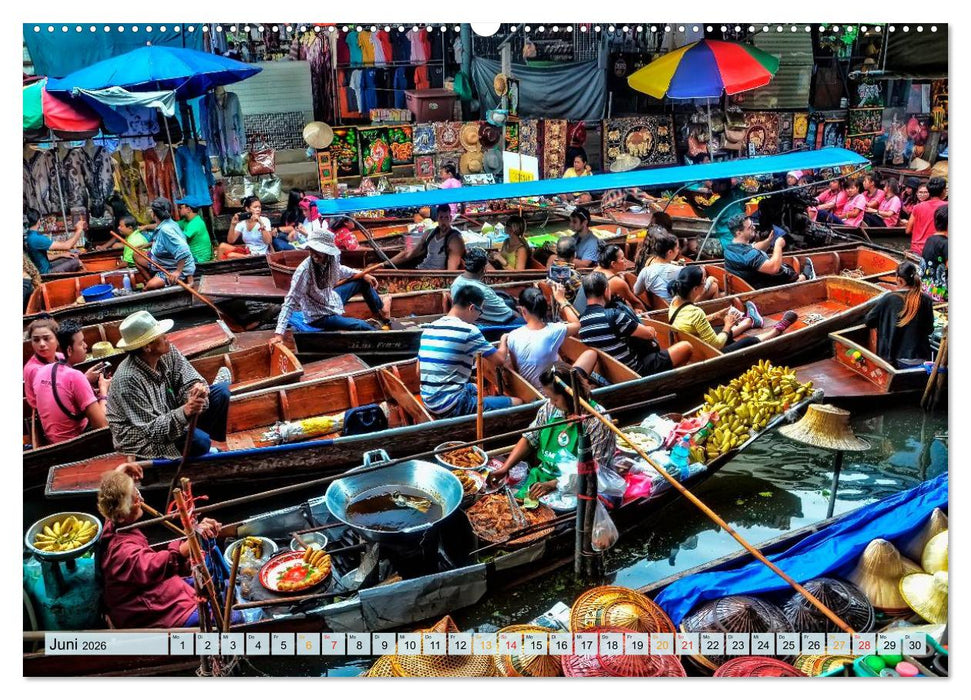 Bangkok - Königreich Thailand (CALVENDO Premium Wandkalender 2026)