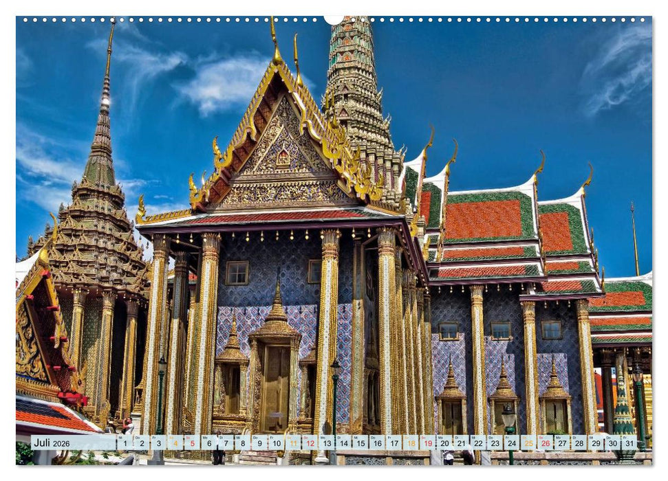 Bangkok - Königreich Thailand (CALVENDO Premium Wandkalender 2026)